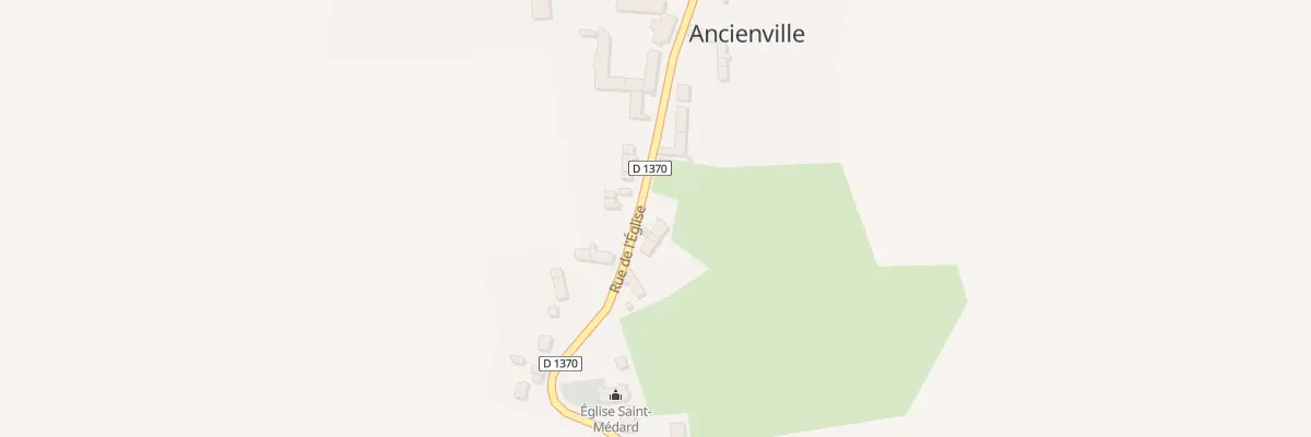 Plan du 23 Rue de l’Eglise à Ancienville