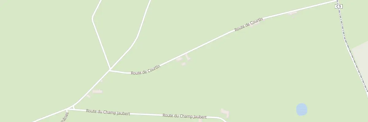 Plan du 208 Rte de Courtin à Chantenay-Saint-Imbert