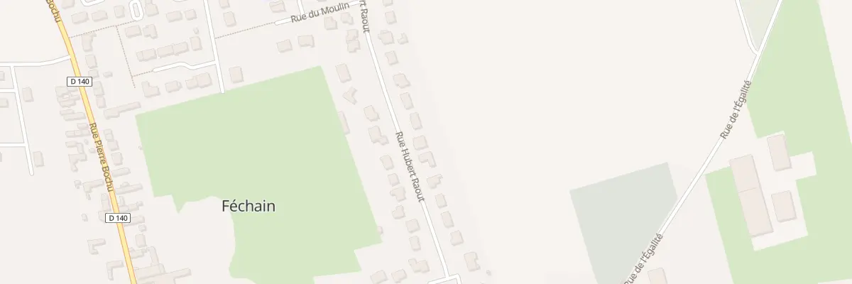 Plan du 26 Rue Hubert Raout à Féchain