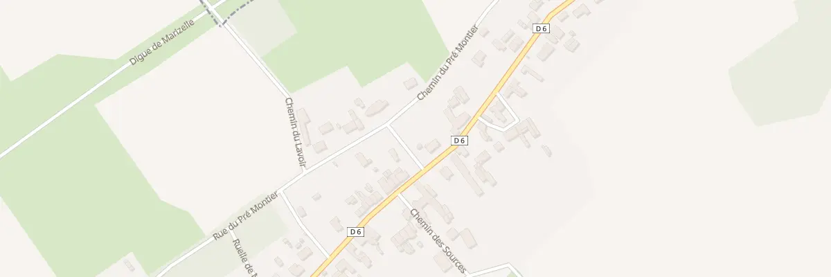 Plan du 1 Rue du Pré Montier à Bichancourt
