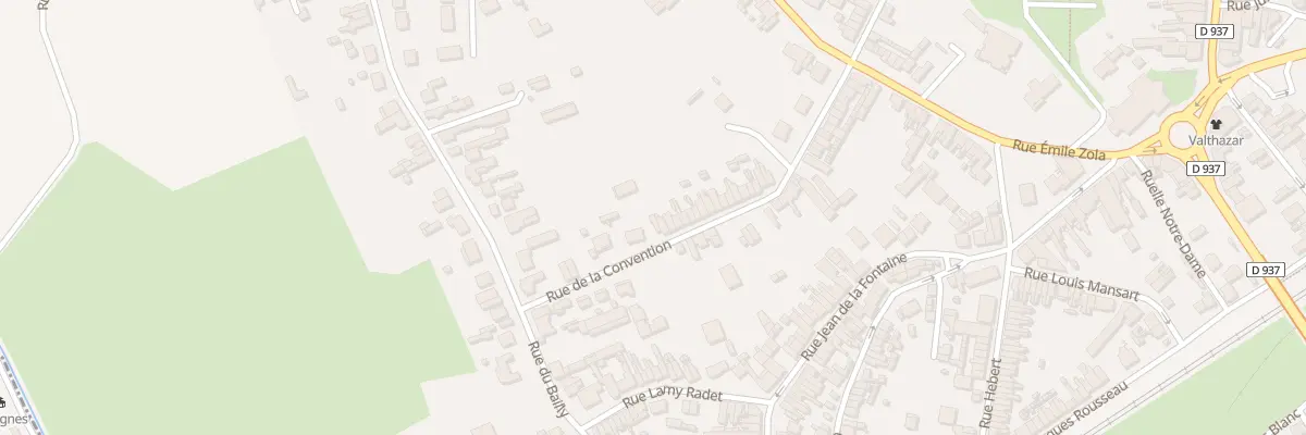 Plan du 90 Rue de la Convention à Chauny