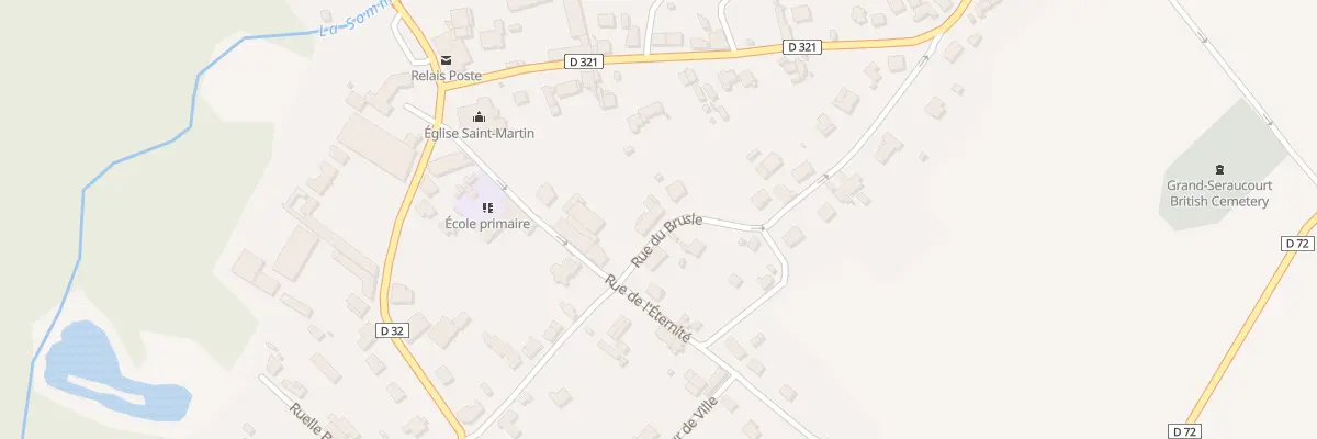Plan du 12 Rue du Brusle à Seraucourt-le-Grand