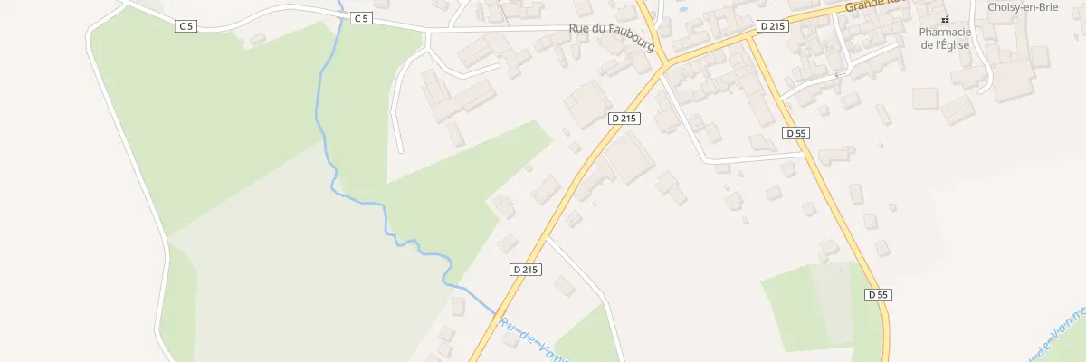 Plan du 4 Rte de Mélun à Choisy-en-Brie