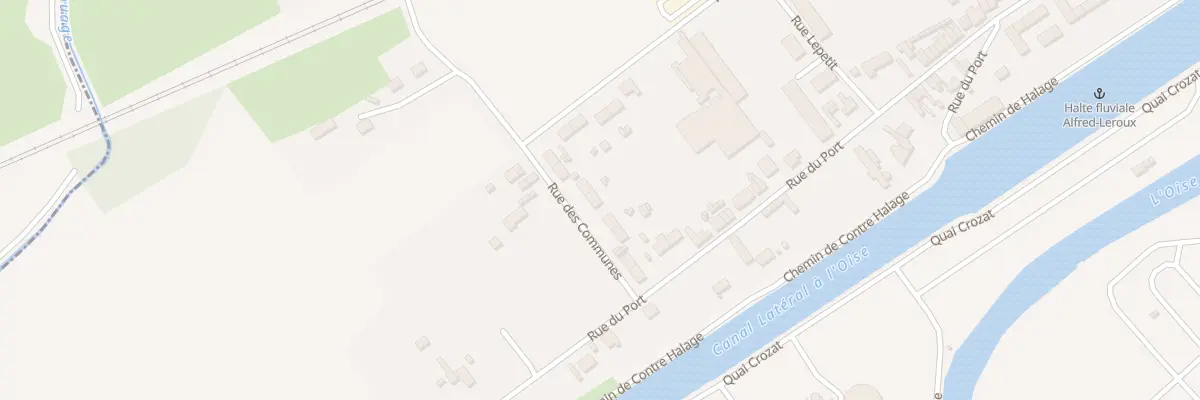 Plan du 7 Rue des Communes à Chauny