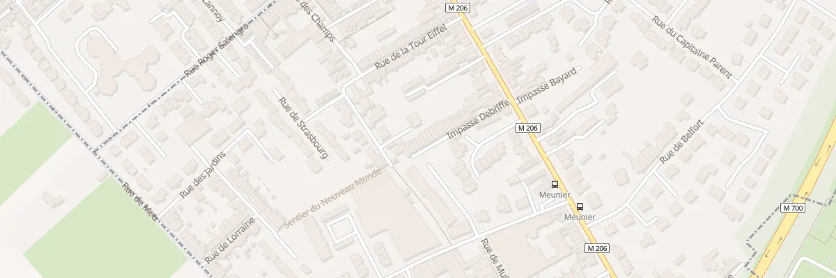 Plan du 15 Imp Debriffe Rue Gal Leclerc à Lys-lez-Lannoy