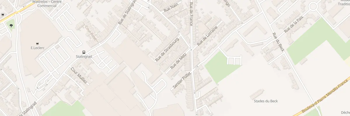 Plan du 12 Rue de Metz à Wattrelos