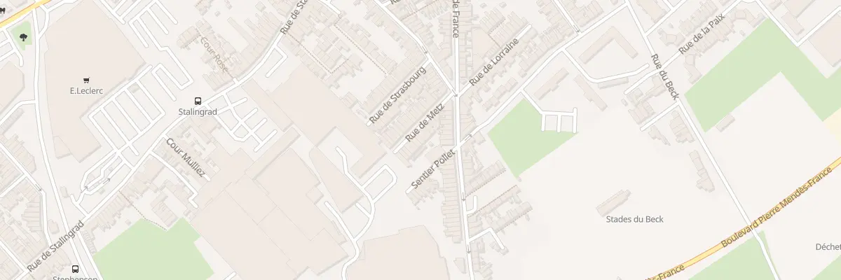 Plan du 11 Rue de Metz à Wattrelos