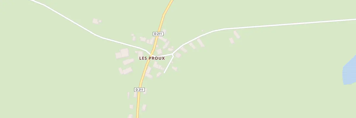 Plan du 298 Les Proux à Mézilles