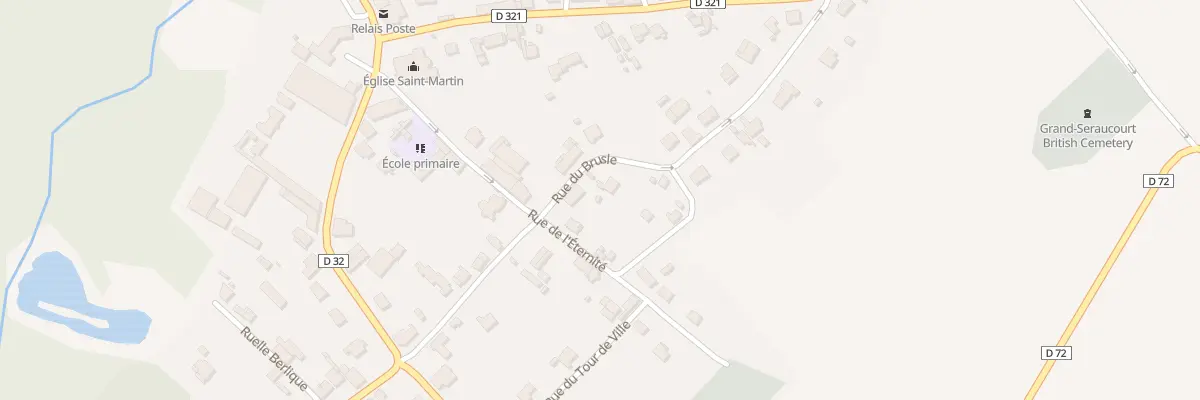 Plan du 15 Rue du Brusle à Seraucourt-le-Grand