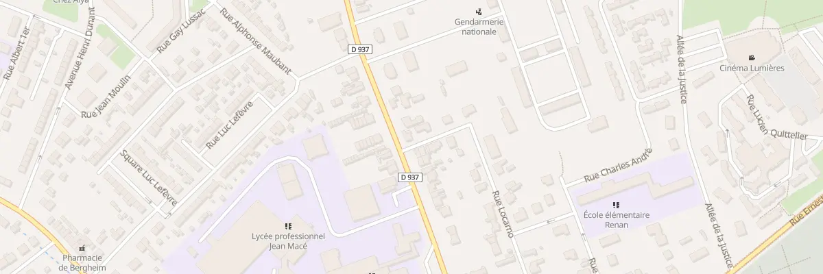 Plan du 54 Rue André Ternynck à Chauny