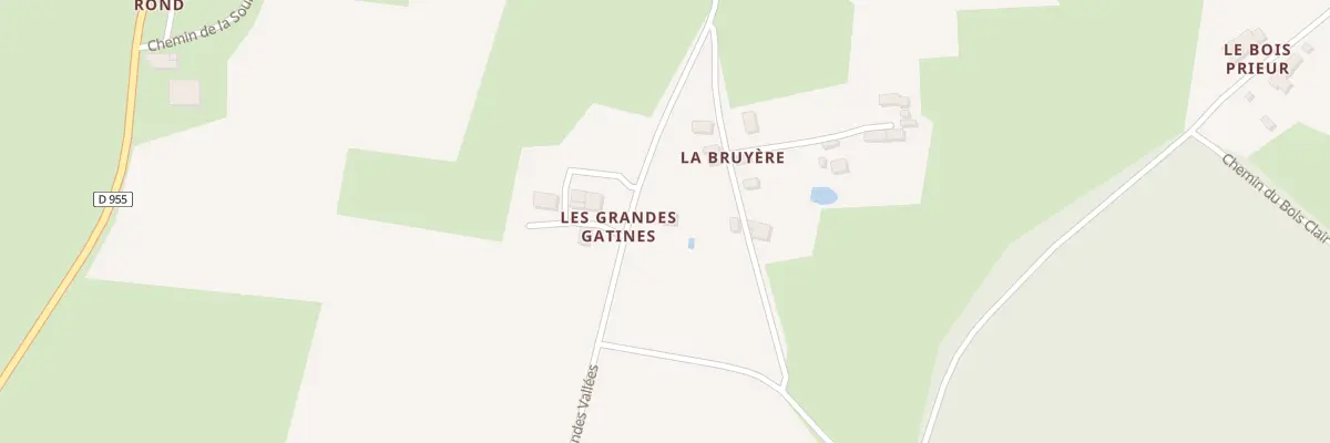 Plan du 418 La Bruere à Saint-Sauveur-en-Puisaye