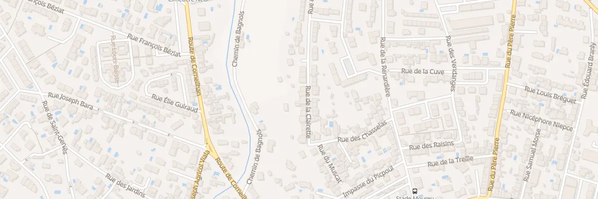 Plan du 13 Rue de la Clairette à Béziers