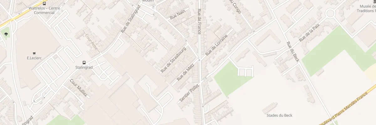Plan du 4 Rue de Metz à Wattrelos