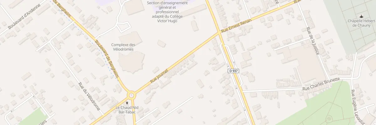 Plan du 3 Rue Journel à Chauny