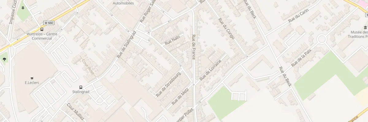 Plan du 30 Rue de France à Wattrelos