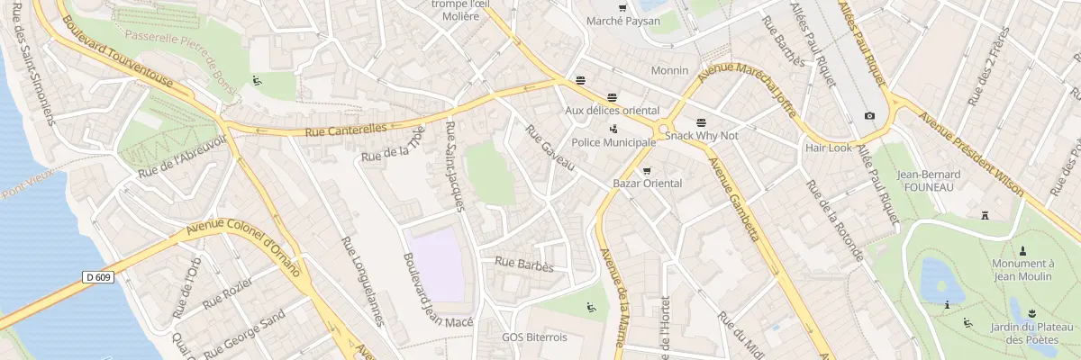 Plan du 16 Rue du Cirque à Béziers