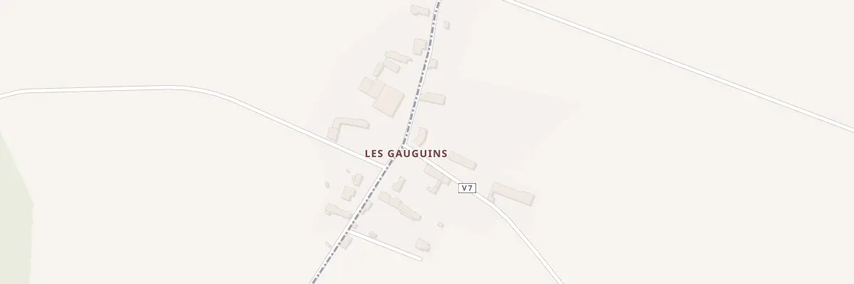 Plan du 5000 Les Gauguins à Précy-sur-Vrin