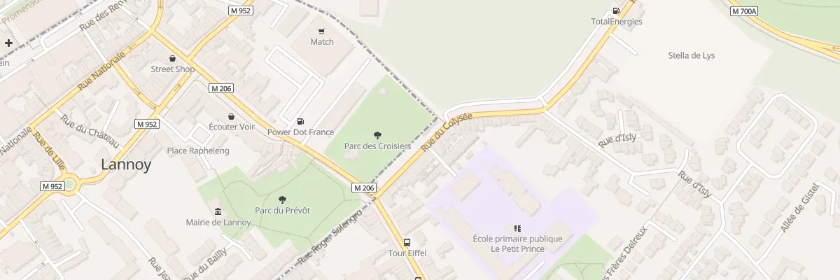 Plan du 110 Rue du Colisée à Lys-lez-Lannoy