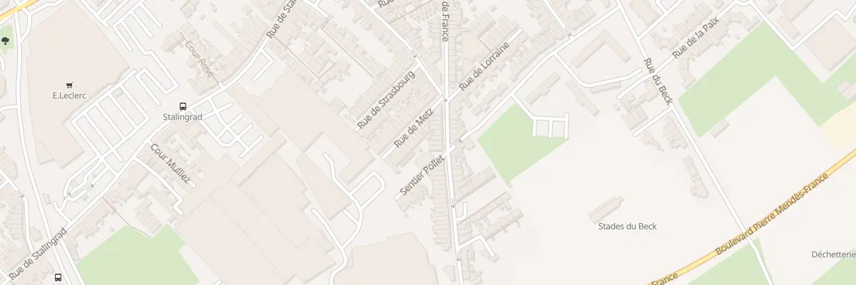 Plan du 54 Rue Gabriel Péri à Wattrelos