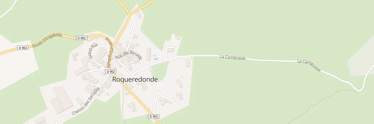 Plan du 2 La Carrierasse à Roqueredonde
