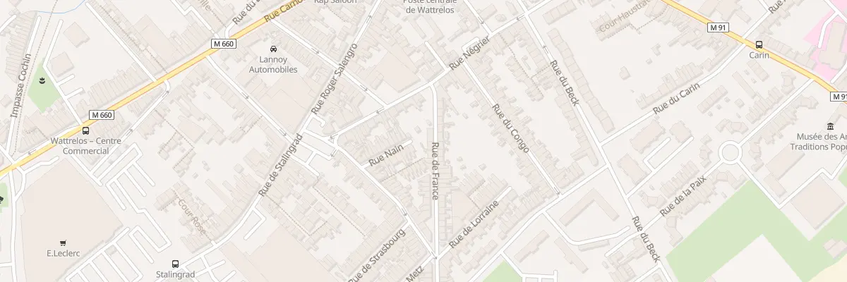 Plan du 16 Rue de France à Wattrelos