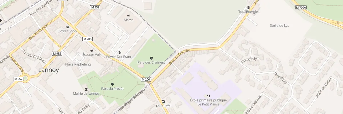 Plan du 108 Rue du Colisée à Lys-lez-Lannoy