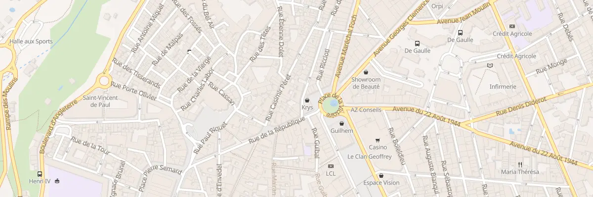 Plan du 5 Rue du Touat à Béziers