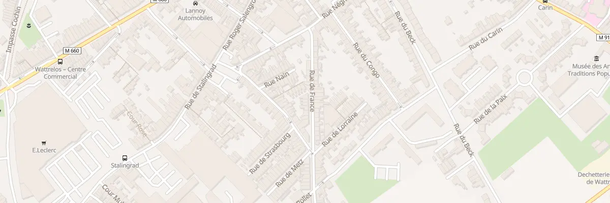 Plan du 26 Rue de France à Wattrelos