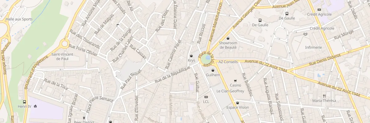 Plan du 3 Rue du Touat à Béziers