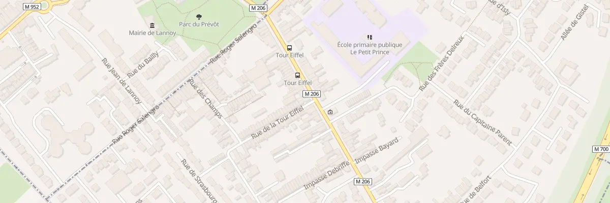 Plan du 34 Rue Gal Leclerc à Lys-lez-Lannoy