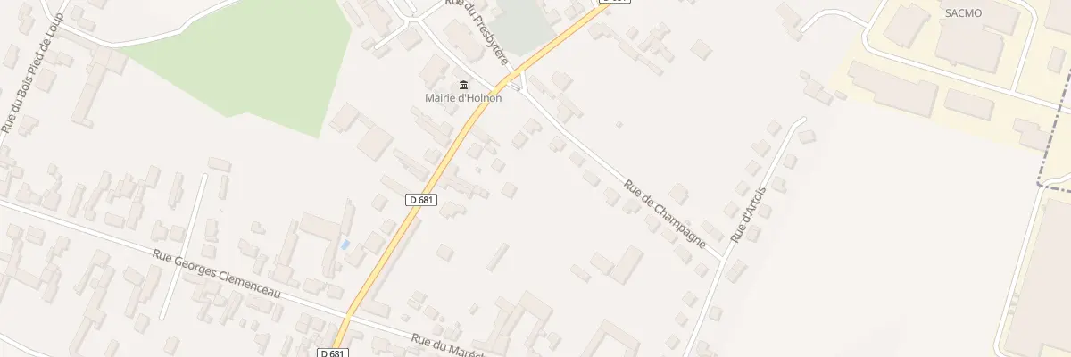 Plan du 2 Rue Charles Vavasseur à Holnon