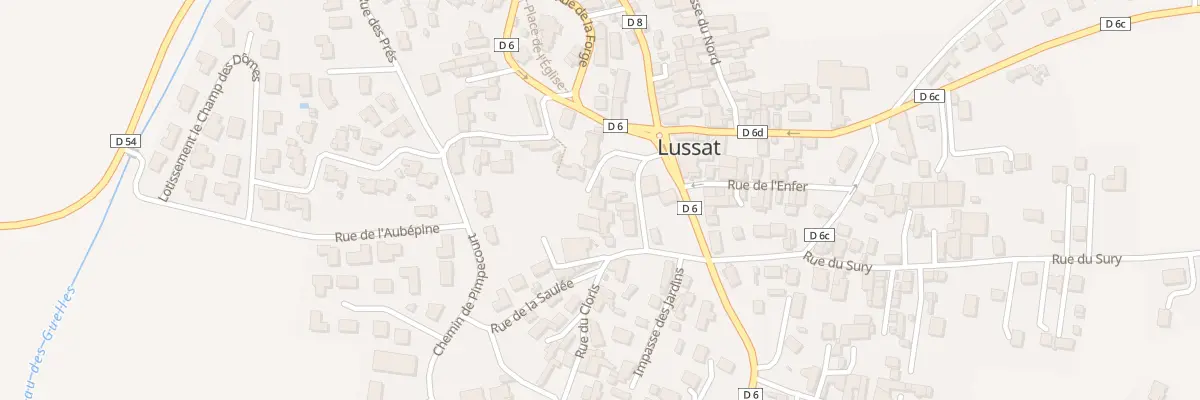 Plan du 4 Rue de la Halle à Lussat