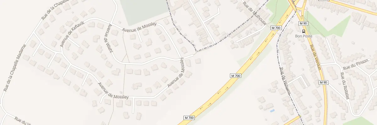 Plan du 11 Av de Mossley à Hem