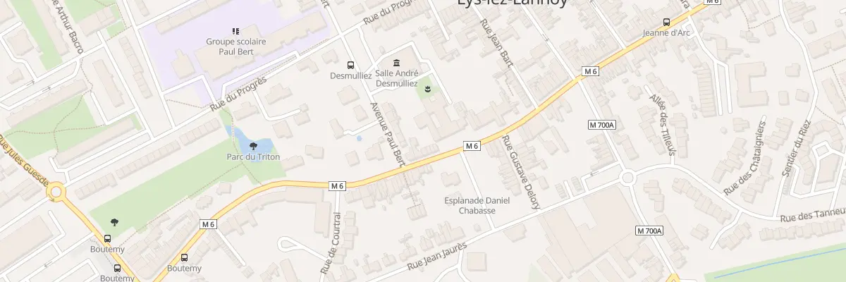 Plan du 25B Rue J B Lebas à Lys-lez-Lannoy