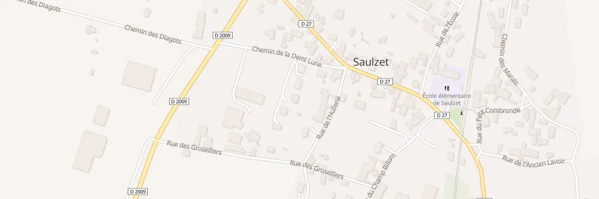 Plan du 5 Imp de la Demi Lune à Saulzet