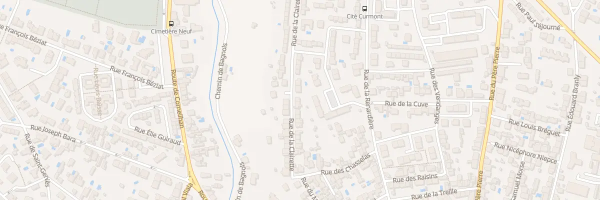 Plan du 26 Rue de la Clairette à Béziers