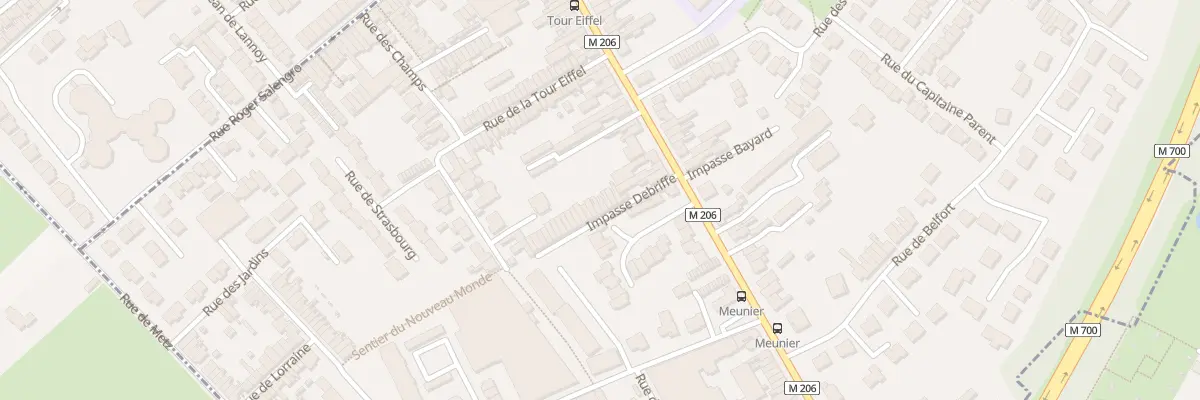 Plan du 4 Imp Debriffe Rue Gal Leclerc à Lys-lez-Lannoy