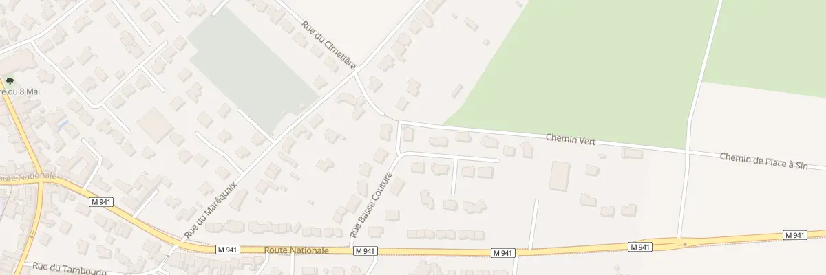 Plan du 17 Rue de la Basse Couture à Chéreng
