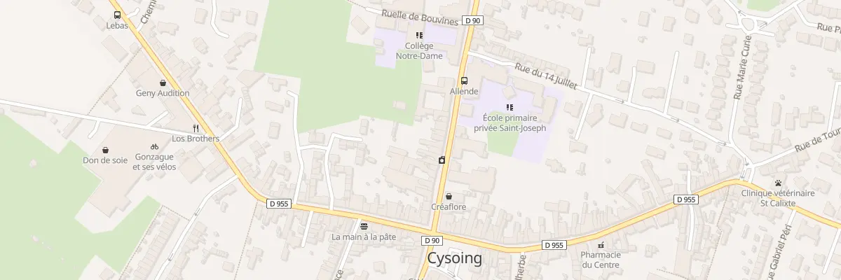 Plan du 87 Rue Salvador Allende à Cysoing