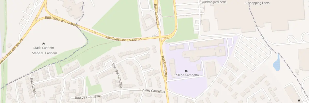 Plan du 45 Rue Gambetta à Lys-lez-Lannoy