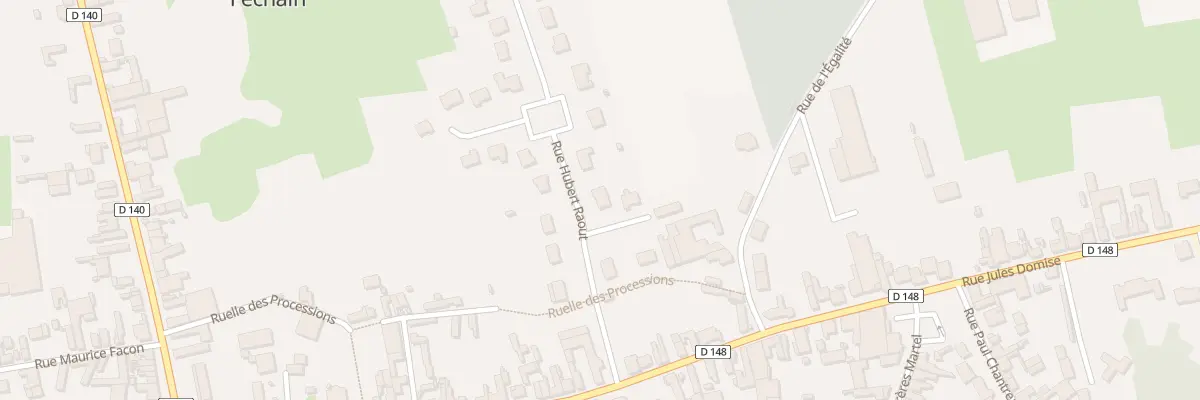Plan du 8 Rue Hubert Raout à Féchain
