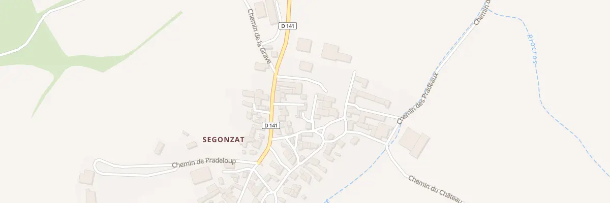 Plan du 5001 Imp de la Forge Segonzat à Saint-Gervazy