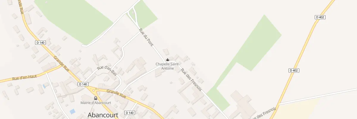 Plan du 24 Rue des Fresnois à Abancourt