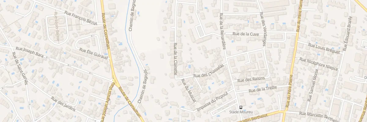 Plan du 8 Rue de la Clairette à Béziers