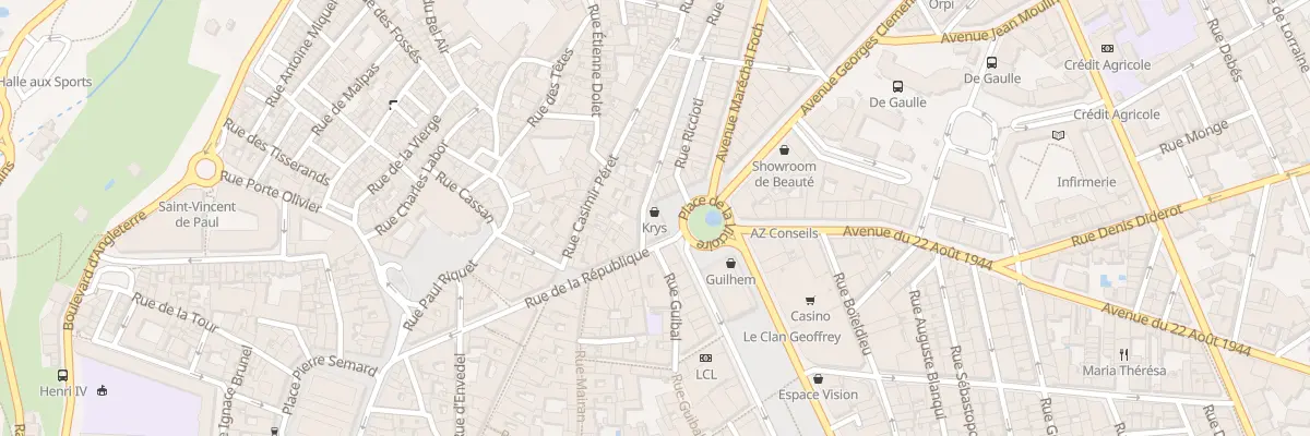 Plan du 2 Rue du Touat à Béziers