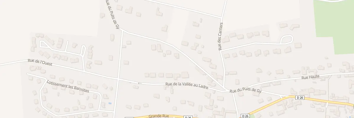 Plan du 7 Rue du Puits de Gy à Nailly