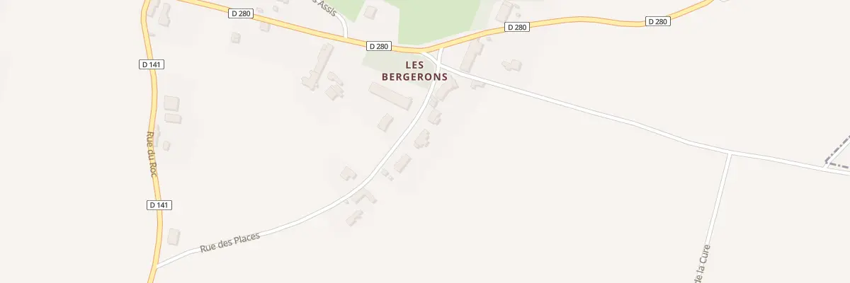 Plan du 20 Rue des Places à Cesset