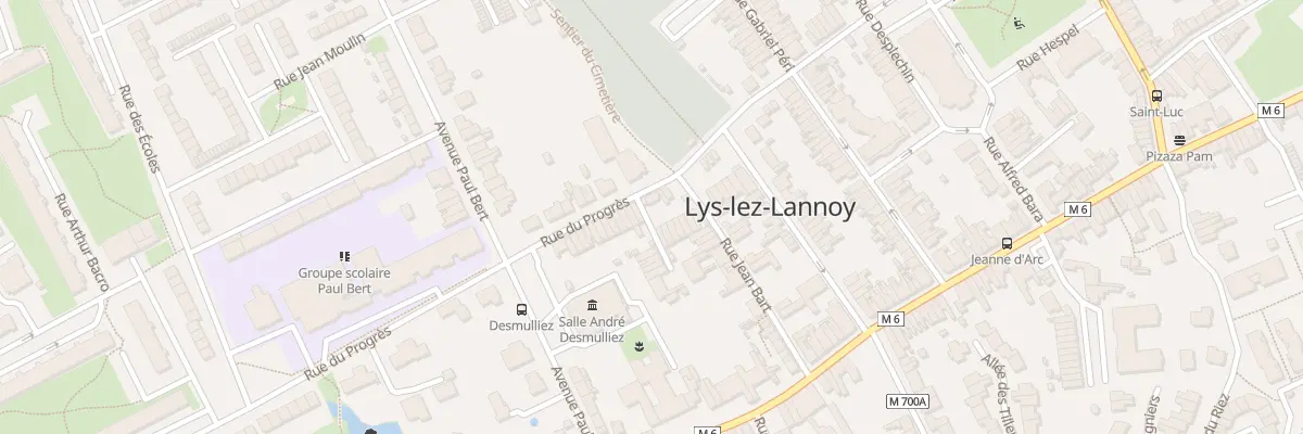 Plan du 21 Rue du Progrès à Lys-lez-Lannoy
