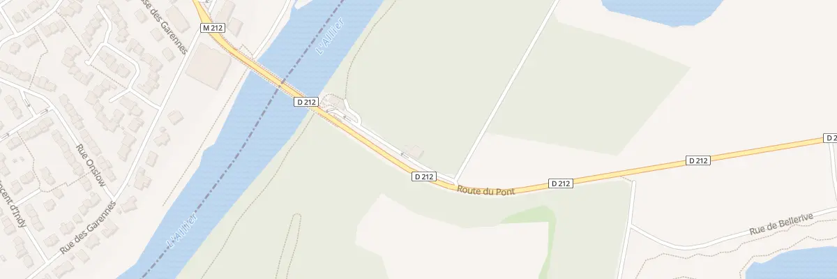 Plan du 6 Rte du Pont à Pérignat-sur-Allier