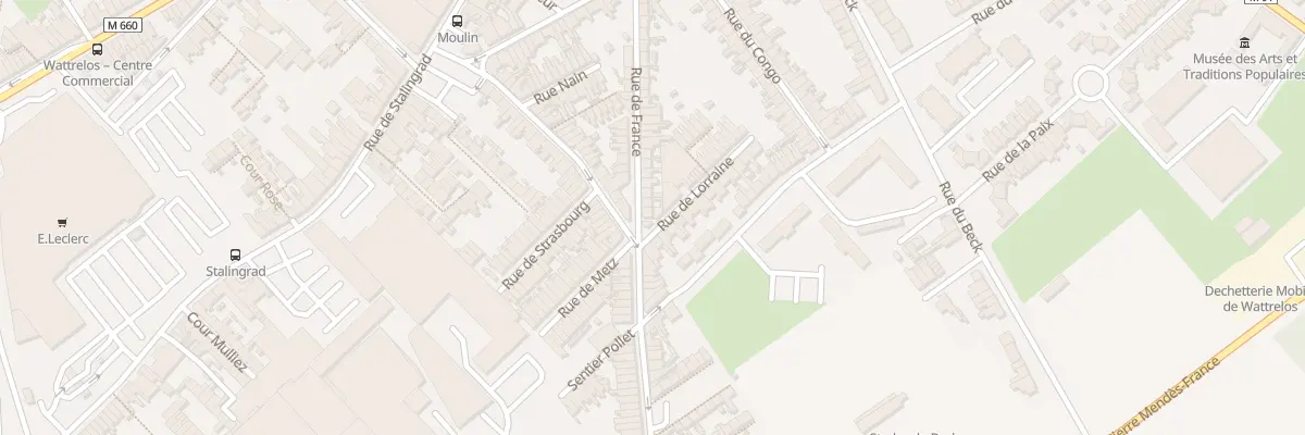 Plan du 45 Rue de France à Wattrelos